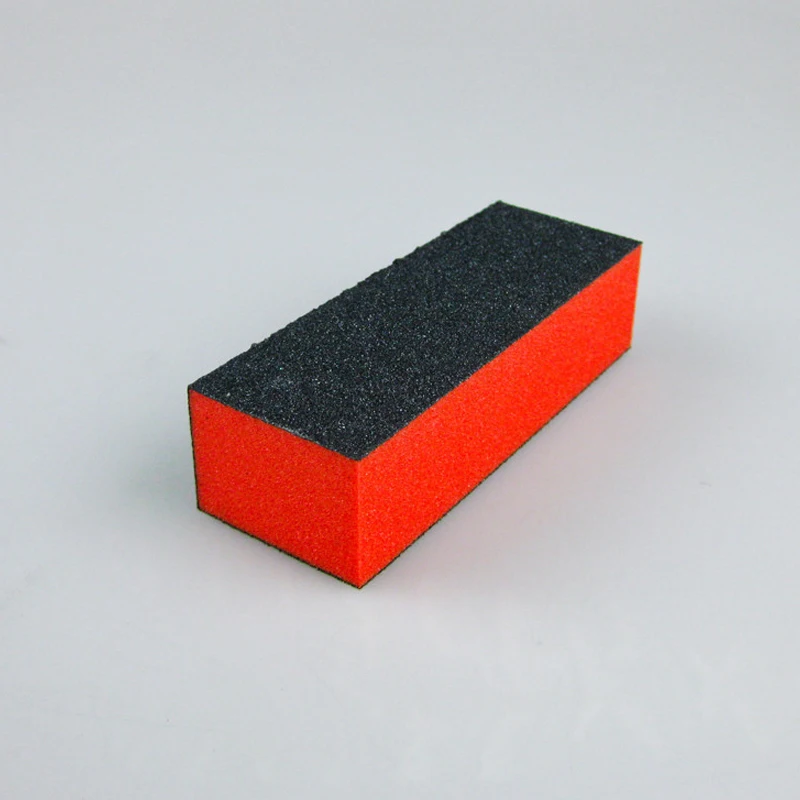 5-teiliges Nagelpflege-Polierblock-Set in Orange, Maniküre-Werkzeuge zum Schleifen und Polieren – Detail 3