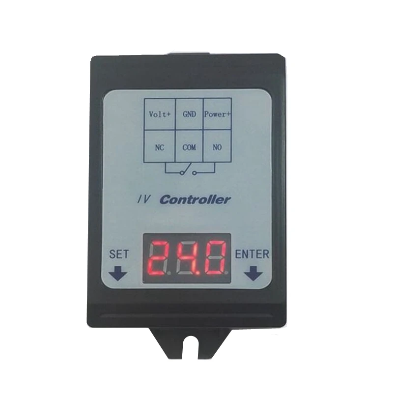 DC voltage detection control relay 6-80V/48V60V battery charge and discharge timing / 30A on/off switch