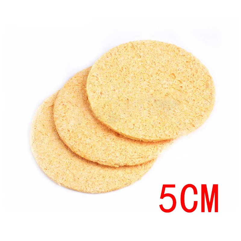 10pcs Replacement Sponges Soldering Iron Cleaner Solder Tip Cleaning Pad Cleaning Sponge Yellow