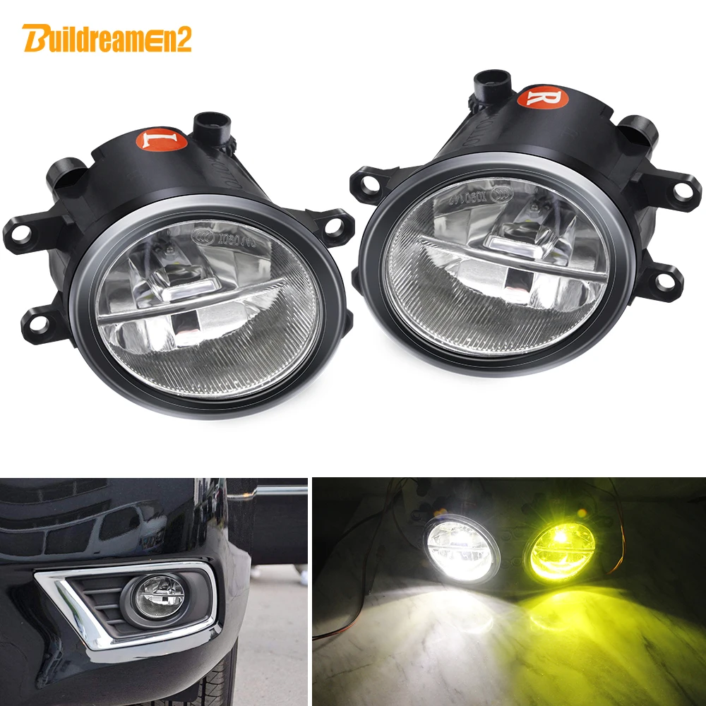 2 X LED Fog Light For Lexus LX570 HS250h GS350 GS460 GS450 IS250 IS350 ES300h ES350 RX350 RX450h Car Front Bumper DRL Fog Lamp