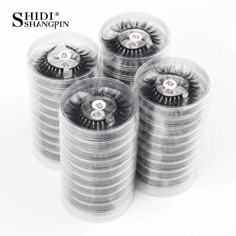 

Eyelash Wholesale 4/10/50/100 Pairs Faux 3D Mink Lashes Makeup Fluffy Thick False Eyelashes In Bulk Cilios Natural Lashes