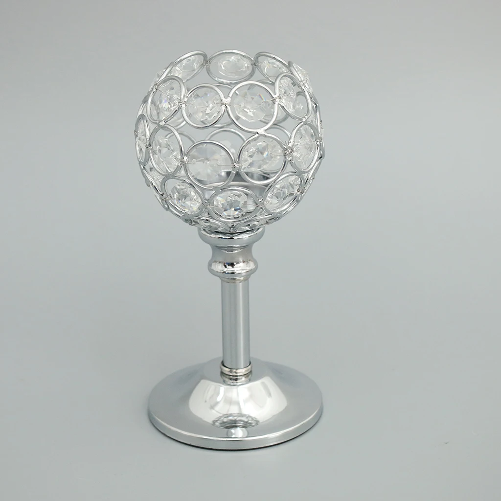 Crystal Single Candlestick Holders Octagon Crystal Candlesticks