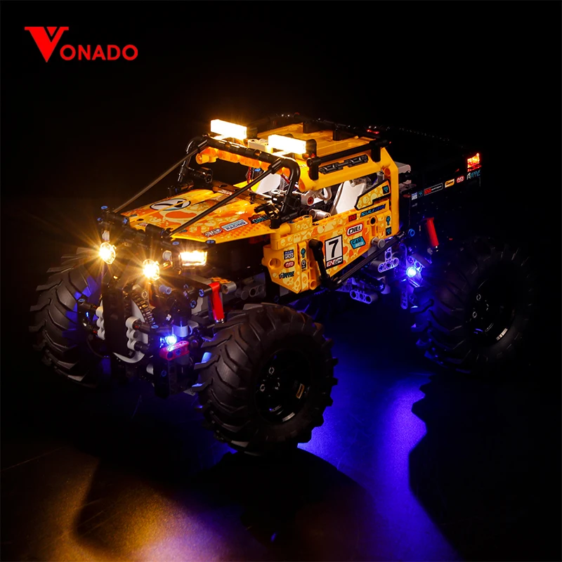 Vonado LED Lighting Kit for 42099 Remote Four Wheeled Off Road Vehicle High-tech Series Set Light Kit, Not Included the Building