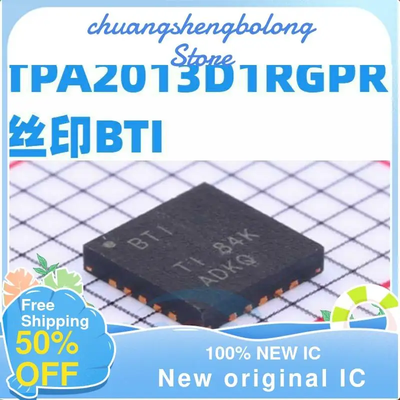 

10PCS TPA2013D1RGPR BTI New original IC