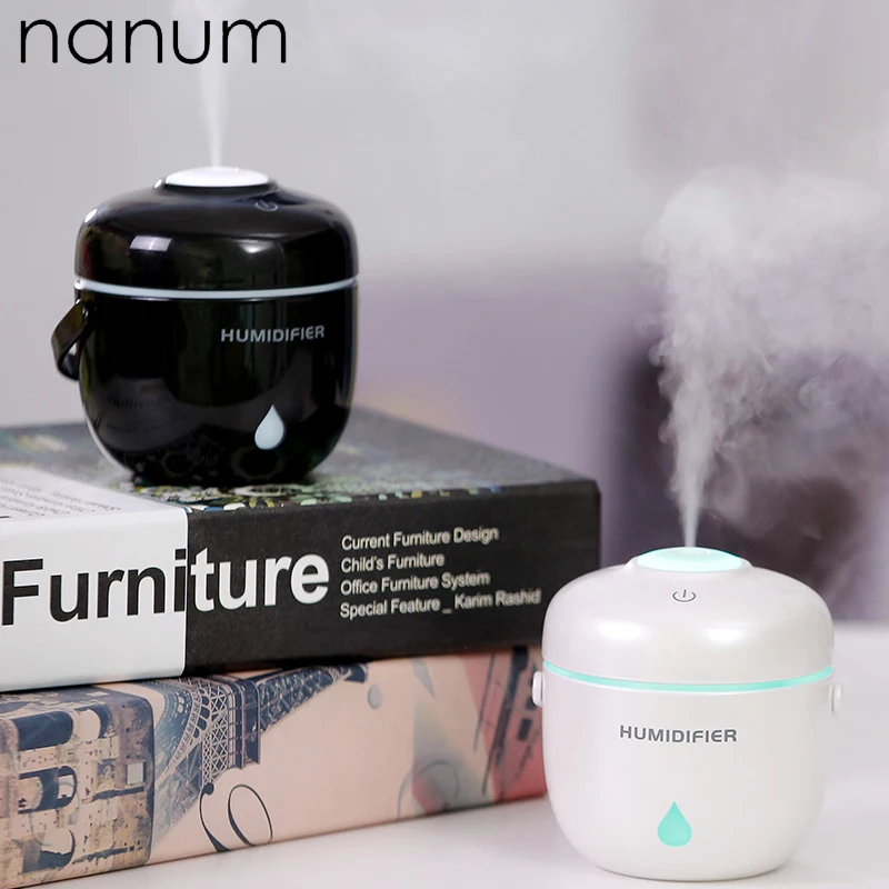 

New Aroma Essential Oil Diffuser Rice cooker Humidifier 230ml Air Purifier LED Night Light USB Mini Fogger Car Air Freshener