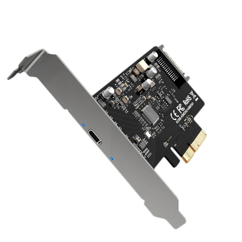 

MAIWO PCIE X4 To USB C 3.2 Desktop Computer 20GBPS High Speed Sata Independent Power Supply TYPE-C Adapter Expansion Card