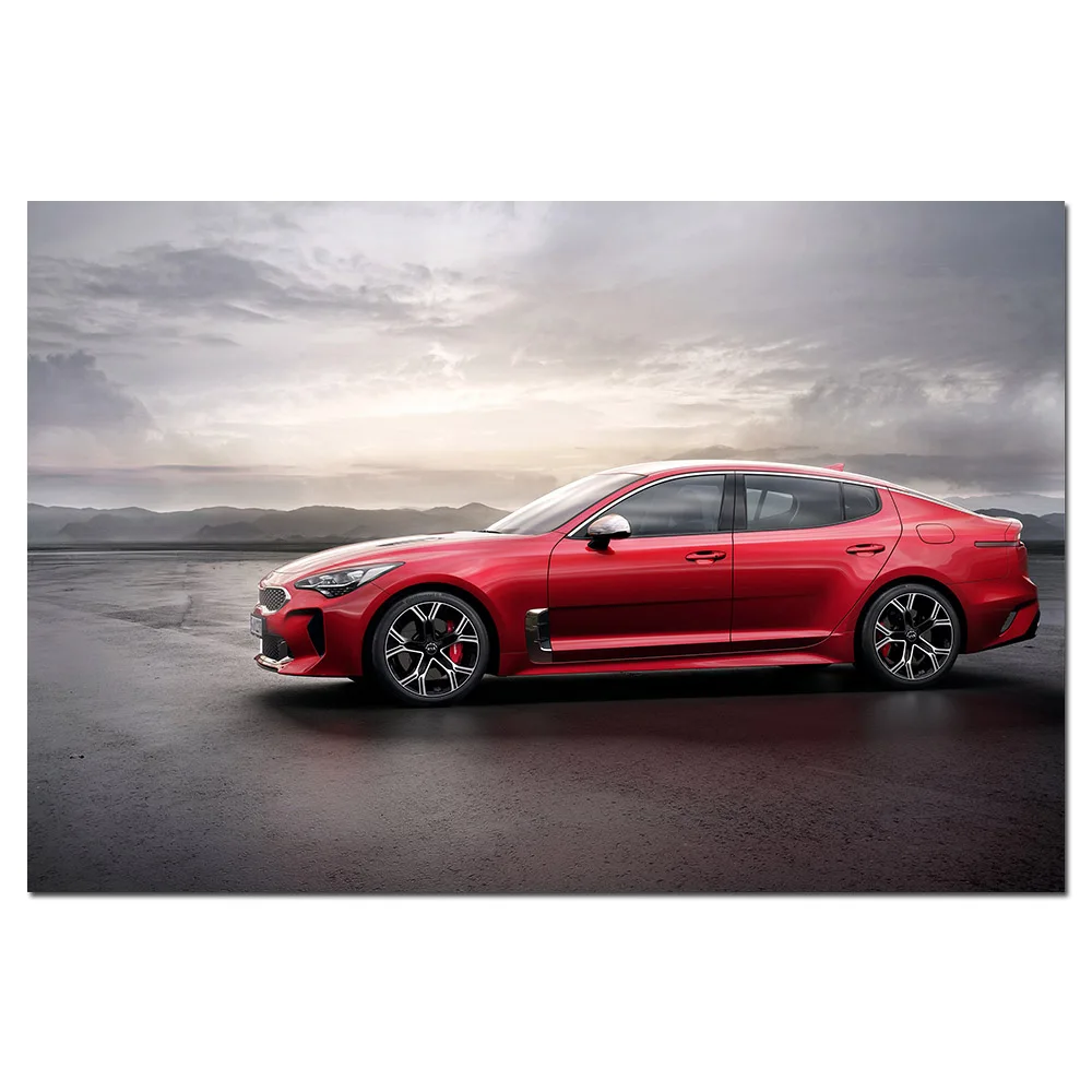 Wall Art Canvas Painting Kia Stinger GT Cars Posters and Prints Wall Picture For Living Room Decor