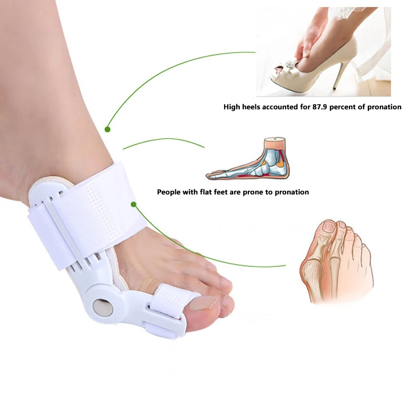 2Pcs Hallux Valgus Corrector  Bunions  For Toes Corrector Foot Finger Separator Toe Separator Foot Care Haluksy Bunion Corrector