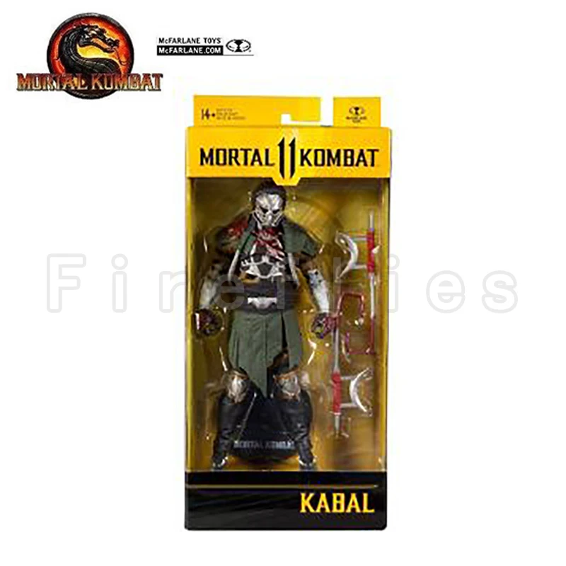 7inches McFARLANE Action Figure Mortal Kombat XI Blood Kabal Anime Model For Gift Free Shipping