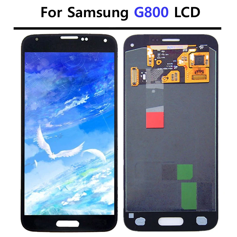 G800 LCD Repair Parts For Samsung Galaxy S5 Mini G800F G800H Display Screen Touch Digitizer Assembly Replacement