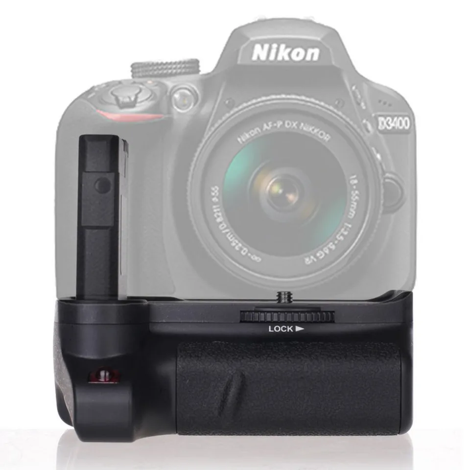 JINTU Pro Multi-Power Grip for Nikon D3400 DSLR Camera Vertical