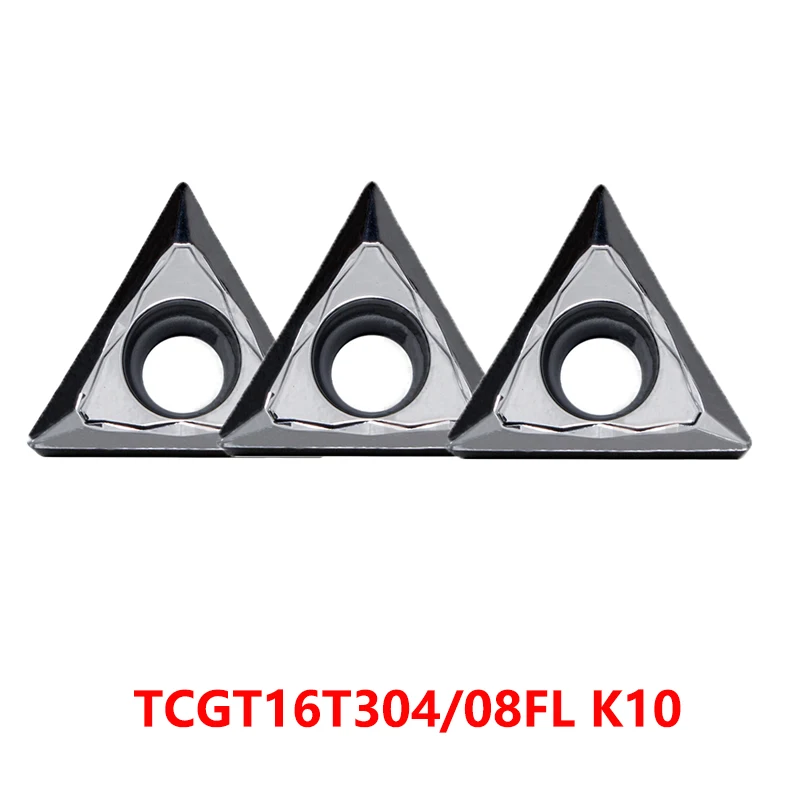 

TCGT16T304 TCGT16T308 FL K10 TCGT 16T304 16T308 Carbide Inserts for Aluminum Turning Tool Lathe Cutter 100% Original CNC Cutting