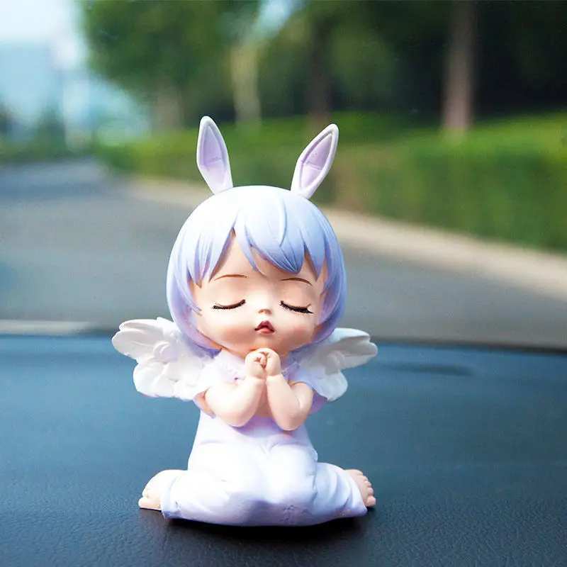 Car Accessories Decoration Creative Cute Annie Angel Car Decoration Car Perfume Beautiful Car Supplies Lady