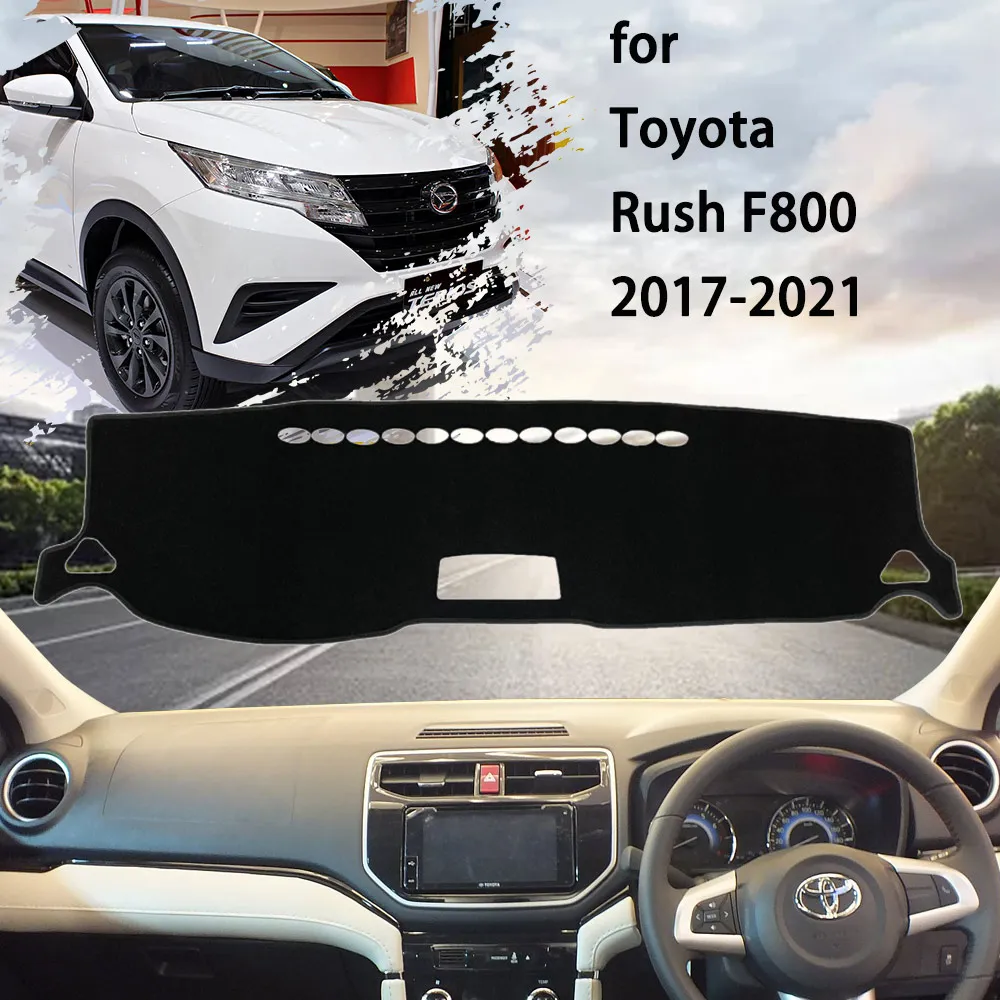 

Dashboard Cover Dashmat Cushion Sunshade Carpet Cushion for Toyota Rush Daihatsu Terios F850 2017~2021 Avoid Light Visor Parasol