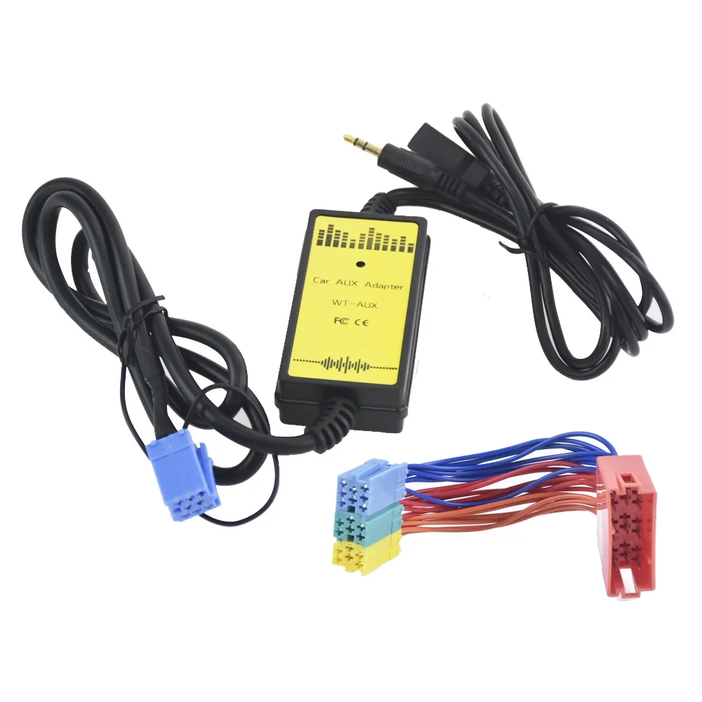 Samochodowy AUX USB SD Mini 8P Connect CD Changer dla Seat Ahambra Ibiza Arosa dla Audi 8Pin A2 A4 S4 CD Adapter MP3 Audio Interface