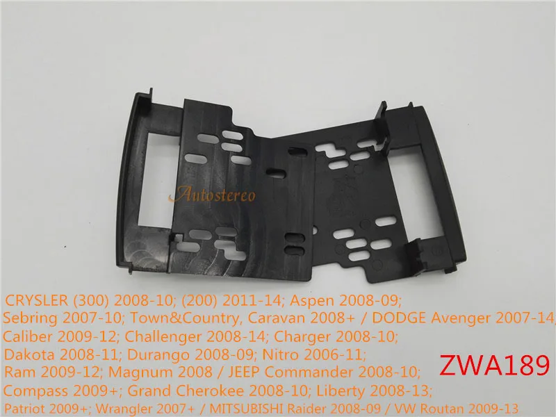 ZWNAV 11-189 Car Radio Fascia for CRYSLER,DODGE,JEEP,MITSUBISHI,VW Stereo Facia Dash CD Trim Installation Kit