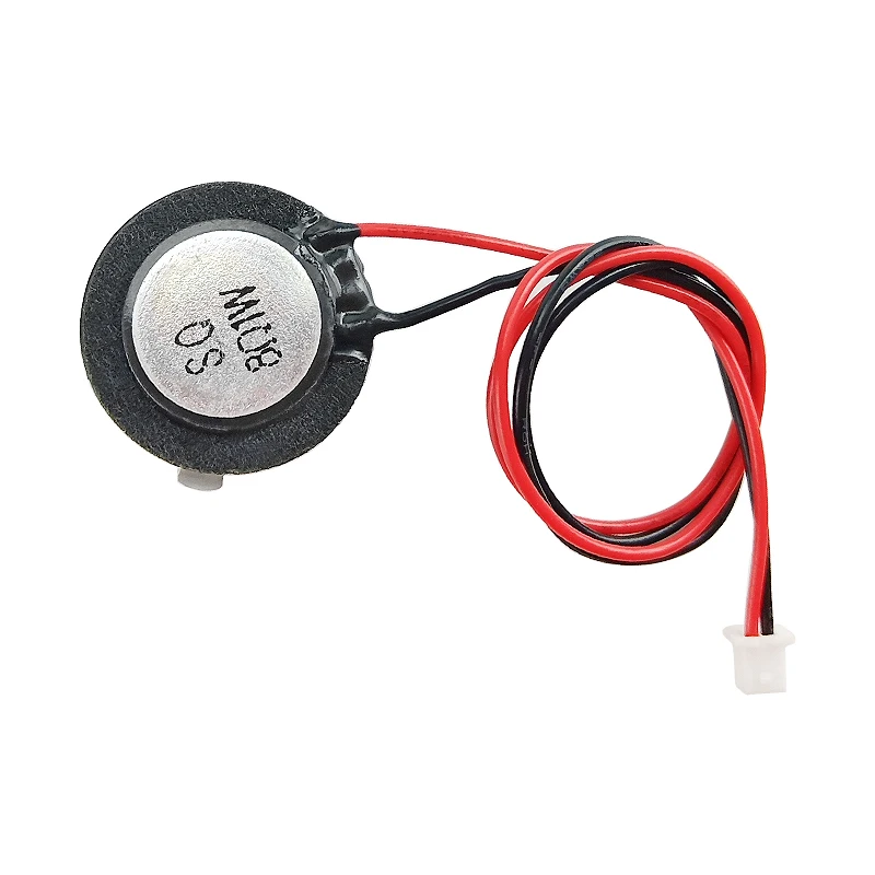 GHXAMP 20mm Small Speaker Inner Magnetic Bond Line Plastic Loudspeaker 8Ohm 1W For Smart Lock Cellphone Camera 2pcs