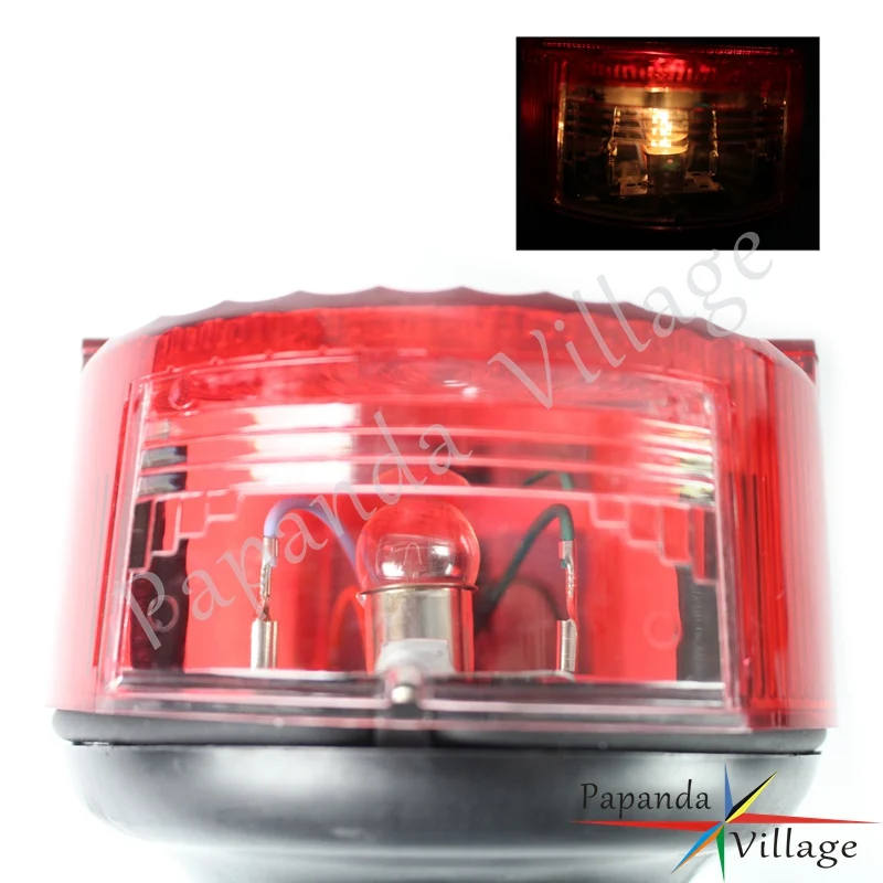 Motorcycle Accessories Tail Light For Suzuki TS125 TS150 TS250 Simson SR50 S51 MZ ETZ 150 250 251 301 LED Rear Tail Light Red