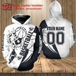 PLstar Cosmos 3DPrint Newest Personalized Text/Name/Number Basketball Sport Men/Women Premium Streetwear Hoodies/Zip/Sweatshirt