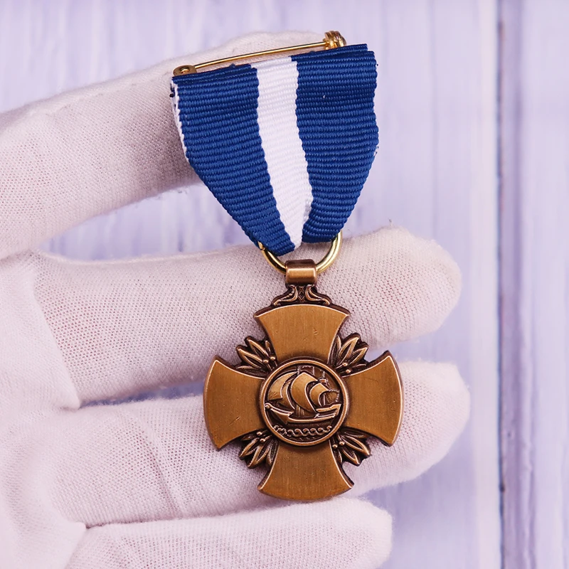 Réplica de medalla USN Navy Fleet, segunda insignia del Ejército de EE. UU.