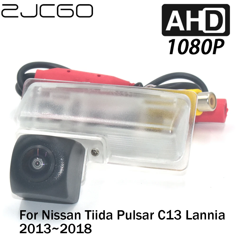 ZJCGO Car Rear View Reverse Backup Parking AHD 1080P Camera for Nissan Tiida Pulsar C13 Lannia 2013 2014 2015 2016 2017 2018