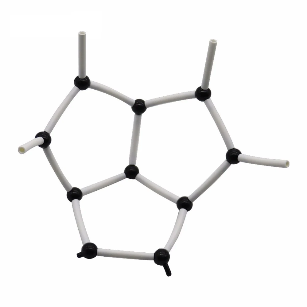 Węgiel 60 struktura molekularna Model chemia organiczna Model molekularny struktura węglowa nauczanie eksperyment narzędzie 1 zestaw