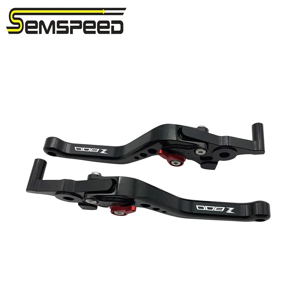 SEMSPEED For Kawasaki Z800/E version Z 800 2013 2014 2015 2016 Motorcycle CNC Short Brake Clutch Levers Handles Grips End Parts