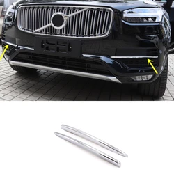 Car Accessories for Volvo XC90 2016 2017 2018 2019 ABS Chrome Front Rear Fog Light Molding Cover Trim
