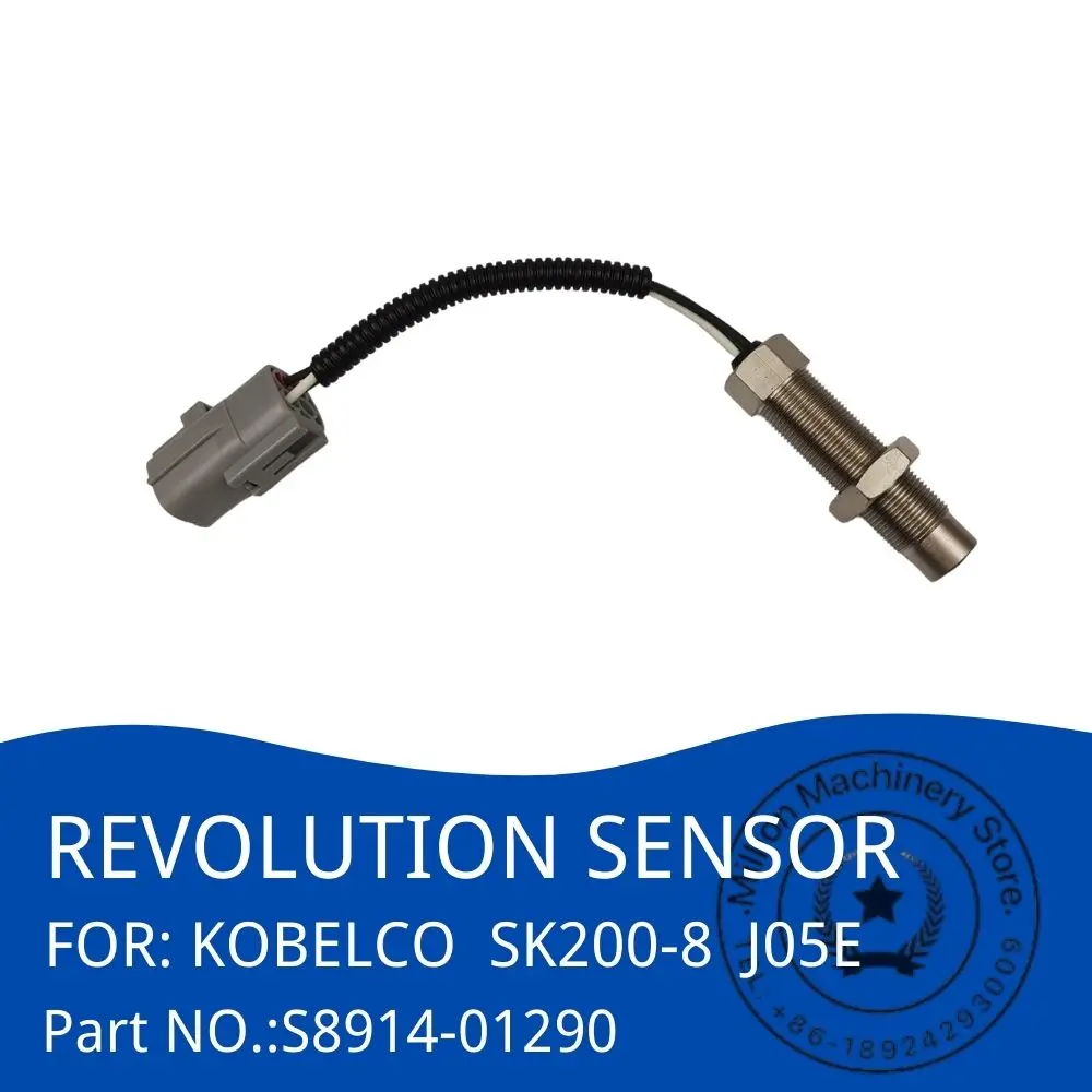 S8914-01290 A RMP Revolution Speed Sensor KOBELCO Excavator SK200-8 J05E HINO Engine Replacement Spare Parts Accessories