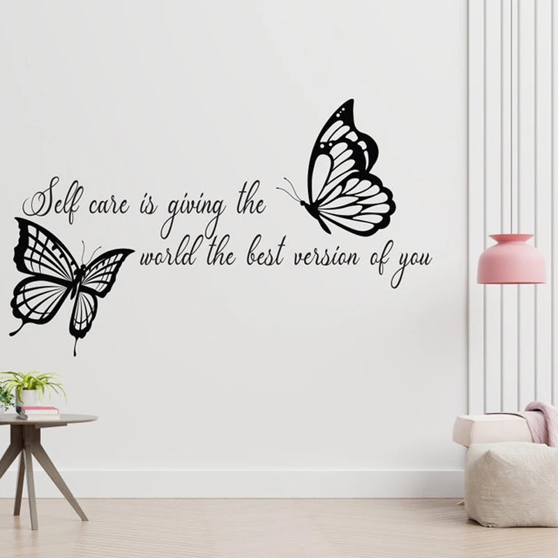 Wall Decals Spa Therapy Beauty Decal Vinyl Sticker SPA Beauty Salon Art Home Decor Spa Art Wellness butterfly wall decor 2331