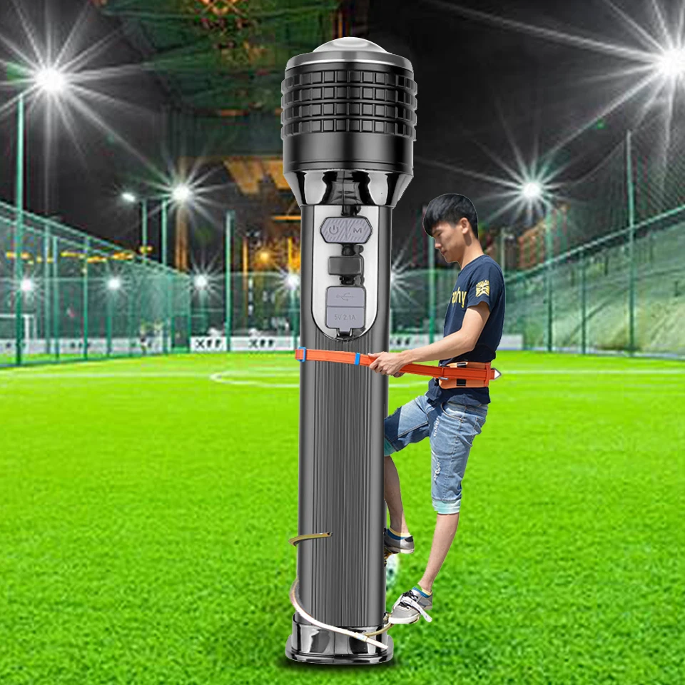 XHP90.2 Built in 4* 18650 Battery Camping Led Flashlight Usb Charging Powerful Rechargeable Power Bank Zoom Flashlight Torch 29W