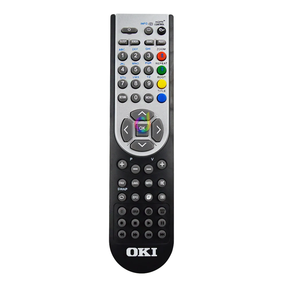 원격 제어 OKI TV L40VEFHTUV V19B-PHDTUVI V16A-PHD V16A-PHDUI V19B-LED4 V19B-PHD V19B-PHDUV V19B-PHDUVI 적합