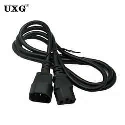 Power Extend Cable 18AWG 1m 3m 5m 10m IEC C13 to C14 Power Extension Lead Cord For Desktop Power Distribution Unit PC Computer