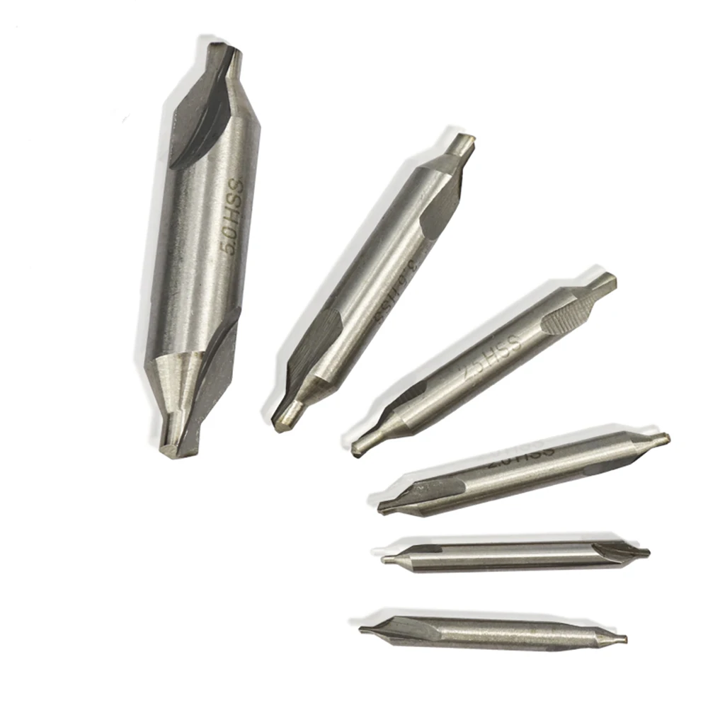 HSS Center Drills Bit 60 Degree Metal Drill  Power Tools Hole Drilling  Cutter 1.0/1.5/2.0/2.5/3.0/3.5/4.0/5.0mm