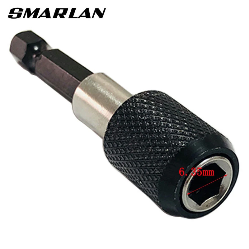 SMARLAN 1/4 Inch Chuôi Lục Giác Nhanh Chóng Phát Hành Bộ Tô Vít Kẹp Từ Giá Đỡ Có Thể Điều Chỉnh Cổ Thanh Nối Dài 60Mm 1 Cái