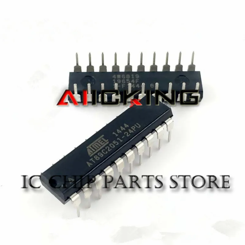5 шт. AT89C2051-24PU MCU 8 8051 2K вспышка оригинальный DIP-20 AT89C2051 24PU в наличии