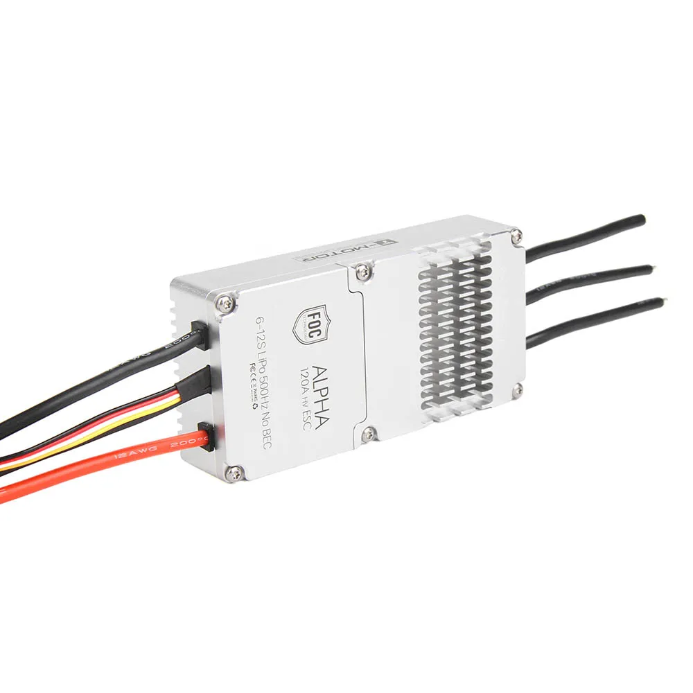 T-motor ALPHA 120A HV ESC elektroniczna regulacja prędkości dla quadkoptera wielordzeniowego UAV RC drony inteligentne sterowanie i sprzężenie zwrotne danych