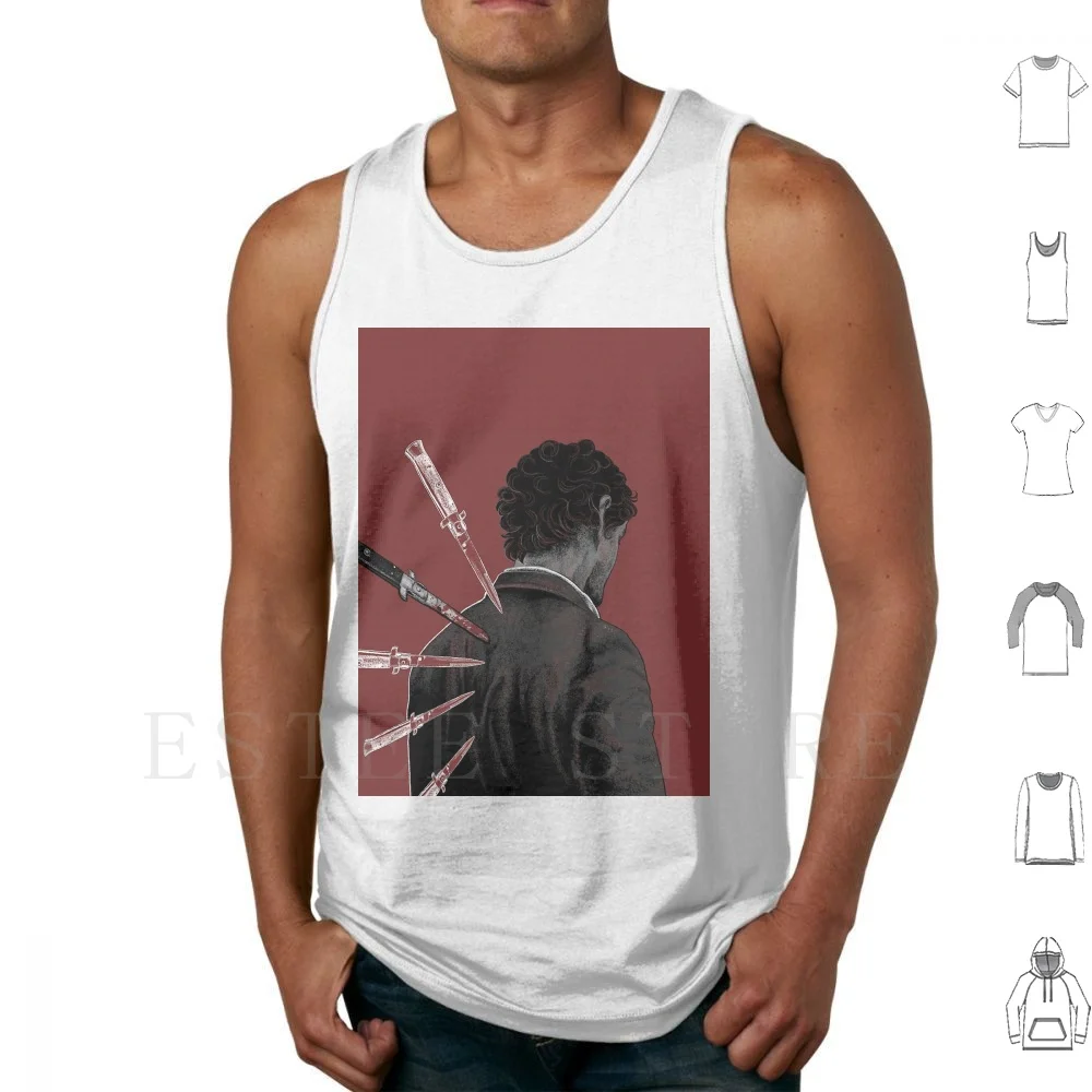 Hannibal : Like Knives Tank Tops Vest Sleeveless Hannibal Lecter Hannigram Will Hannibal Nephila Nephila Clavipes