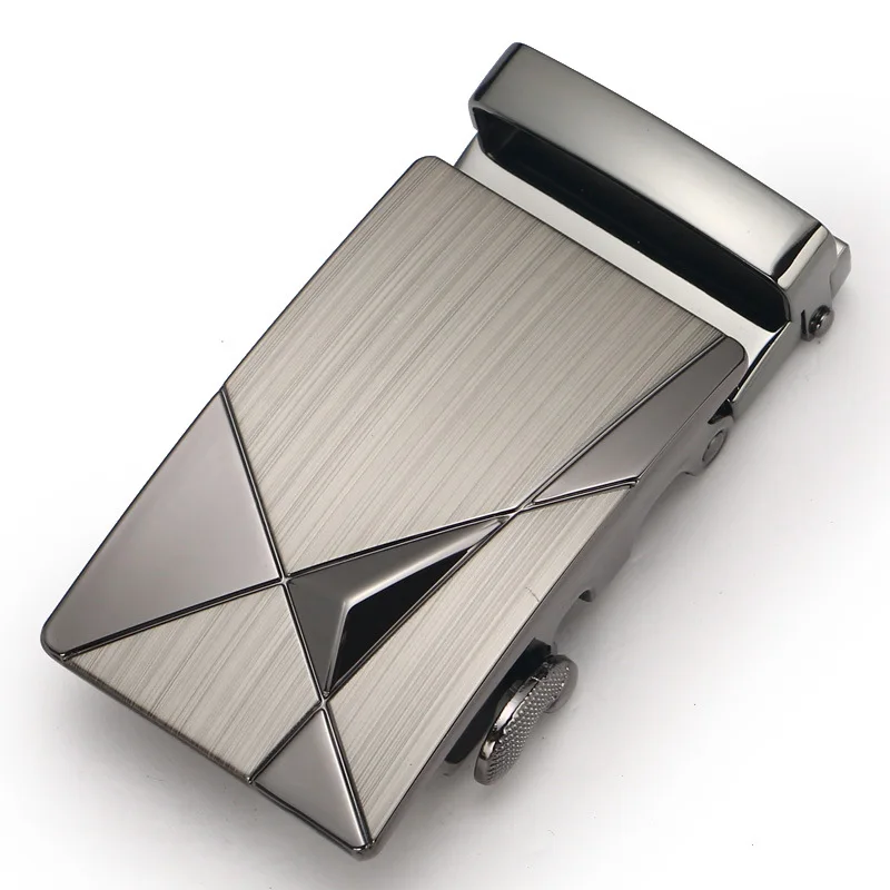 Fashion Men\'s Business Alloy Automatic Buckle Unique Men Plaque Belt Buckles for 3.5cm Ratchet Men Apparel Accessories G1-65
