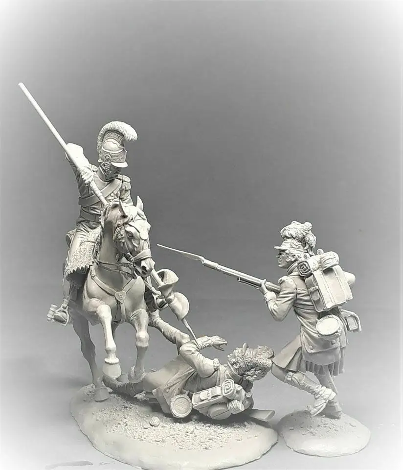 54mm  Resin Model Figure GK，Unassembled and unpainted kit