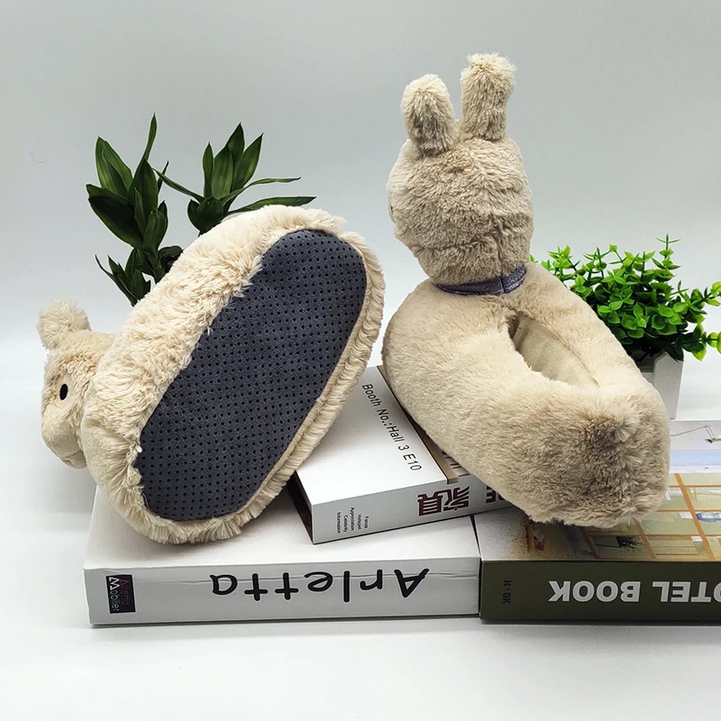 Sheep Indoor Slippers Warm Winter Home Fluffy New Fashion Men Women Bread Demon Soft Plush Shoes Unisex Cute Funny Christmas