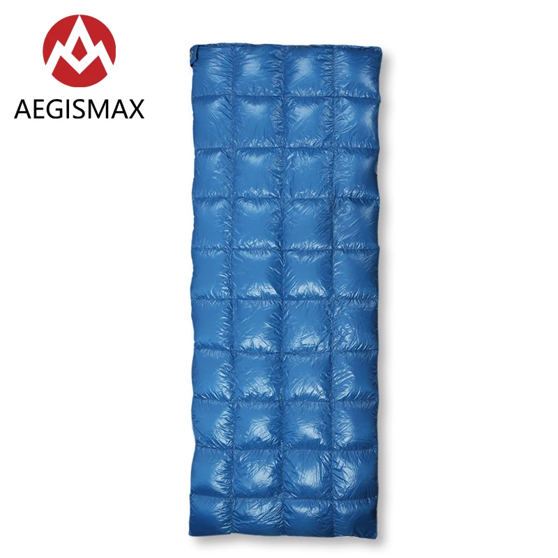 

AEGISMAX Ultralight 90% White Duck Down Envelope Sleeping Bag Camping Hiking 3 Season Single Outdoor