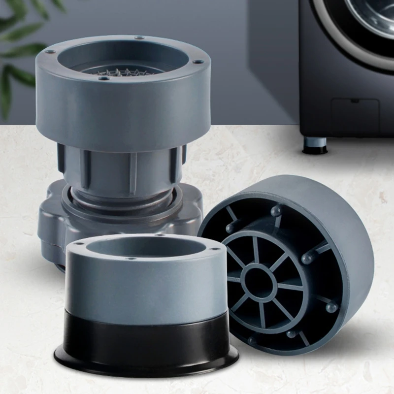 Washing Machine Feet Pads Anti-Vibration Pads Height Adjustable Non-slip Pad Furniture Lifting Foot Furniture Protector