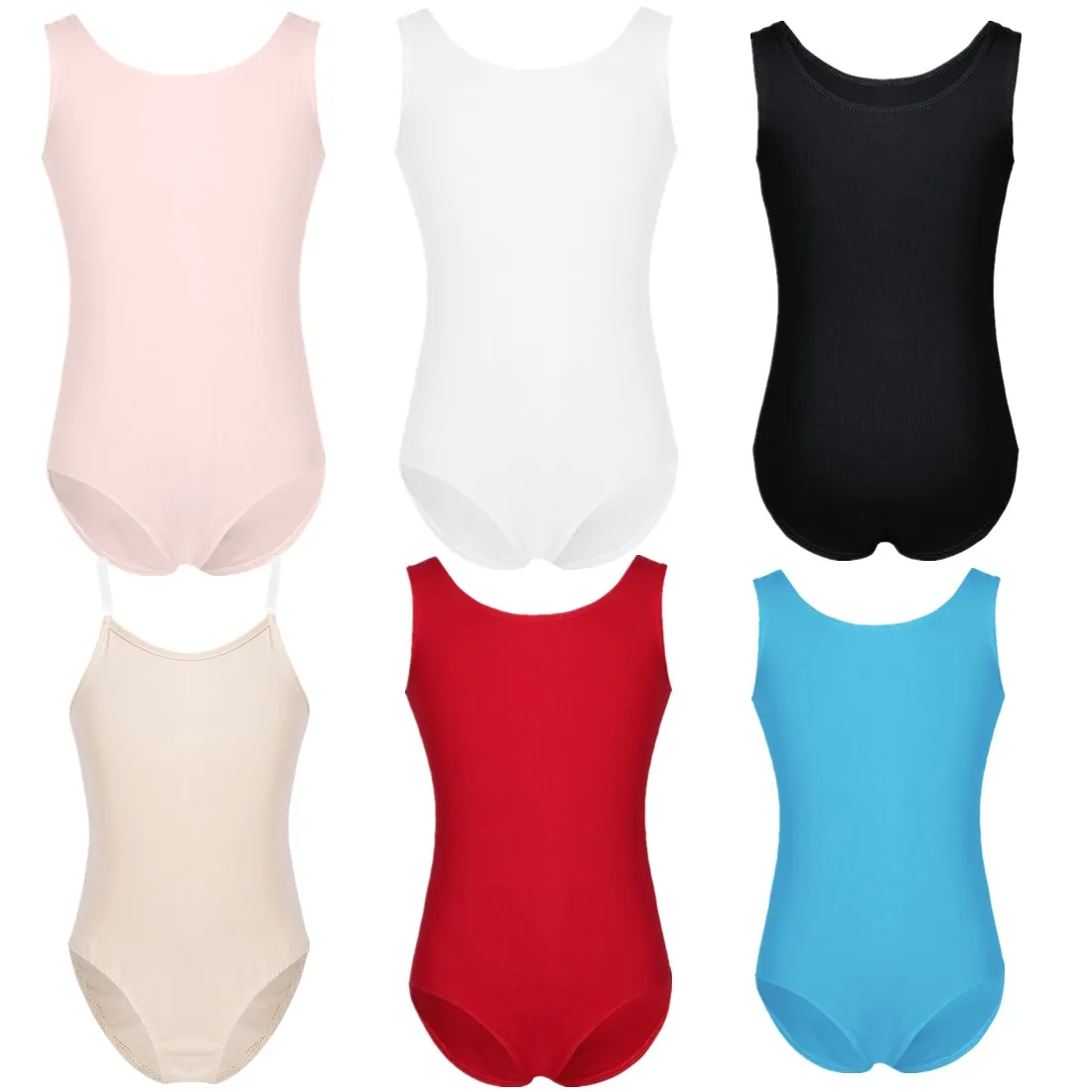 Dpois nude bodysuit adolescentes alça ajustável ballet dança collant para crianças ballet tutu meninas crianças ginástica macacão