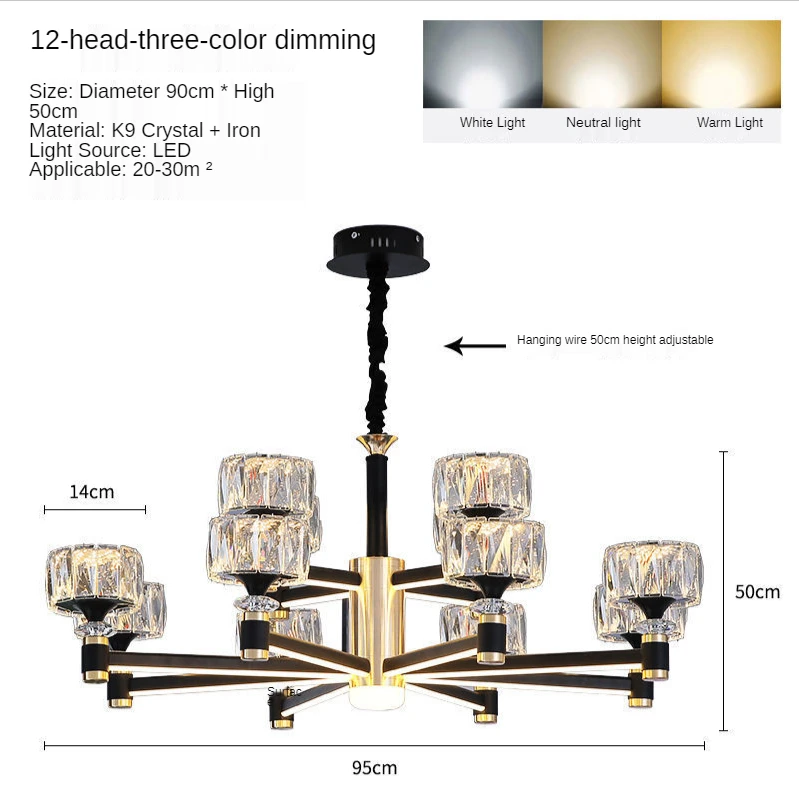 NONE Nordic Decke Lichter Wohnzimmer Esszimmer LED Kronleuchter Moderne Dekoration Anhänger Lampen Hause Schlafzimmer Restaurant Leuchte 3