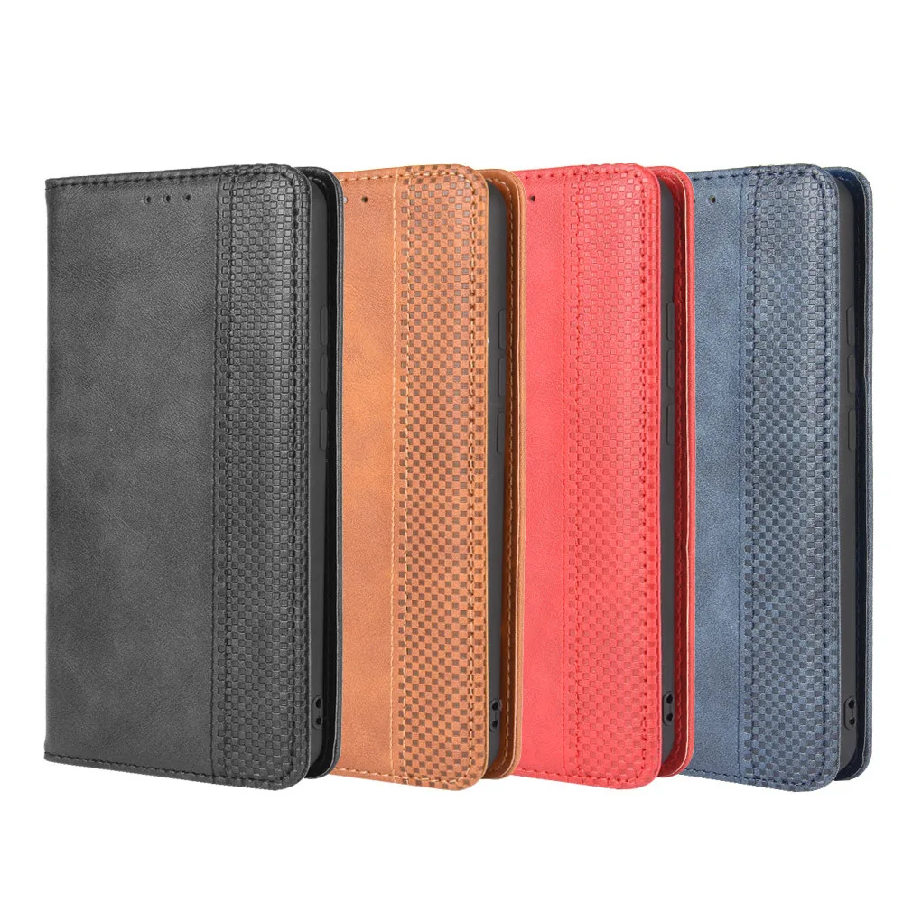 For TCL 10 Pro Case Luxury Flip PU Leather Wallet Magnetic Adsorption Shockproof Case For TCL 10Pro Phone Bags