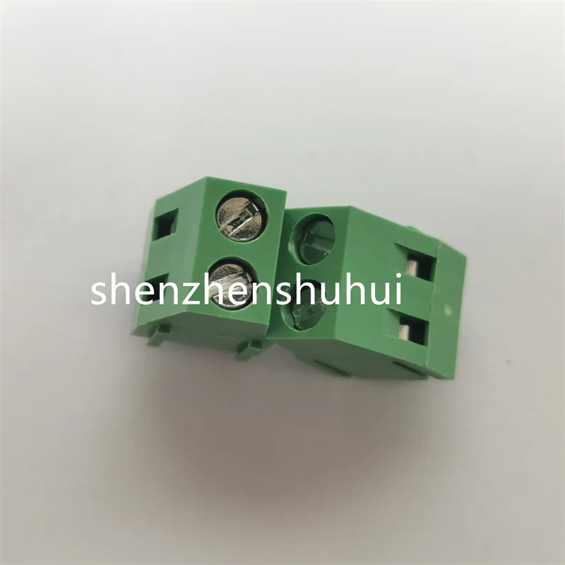 10PCS/LOT Terminals KF128-5.08-2P  300V 10A Screw 2Pin 5.0mm Straight Pin PCB Screw Terminal Block Connector 22-12AWG