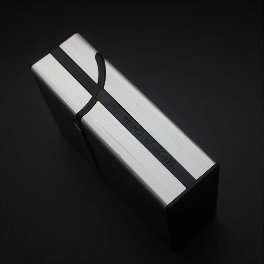 1PC Candy Color Cigarette Case Fashion Aluminum Cigarettes Capacity Cigarettes Case Magnetic Buckle Tobacco Box Women Men