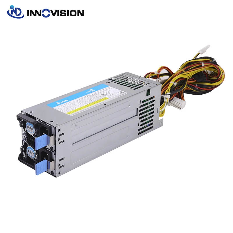 High-efficiency saved energy 2U redundant 650W 80 plus power supply for2U/3U Server chassis