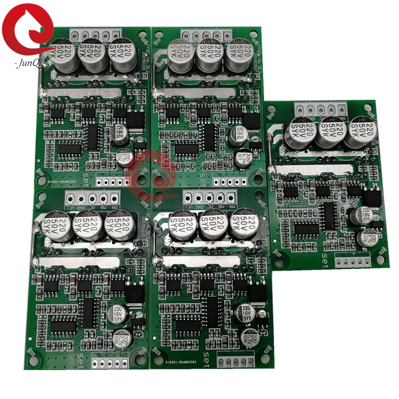 5pcs of JUYI JYQD_V6.3E2 DC Brushless Motor Drive Control Board 12V 24V 36V 500W DC 15A function demo board for sensorless motor